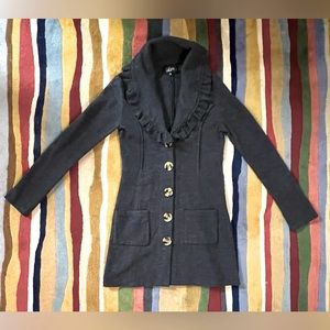 Anthropologie Luii Wool Sweater Shacket Cardigan